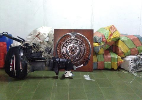 Exército apreende cerca de 400kg de drogas dentro de embarcação no Amazonas