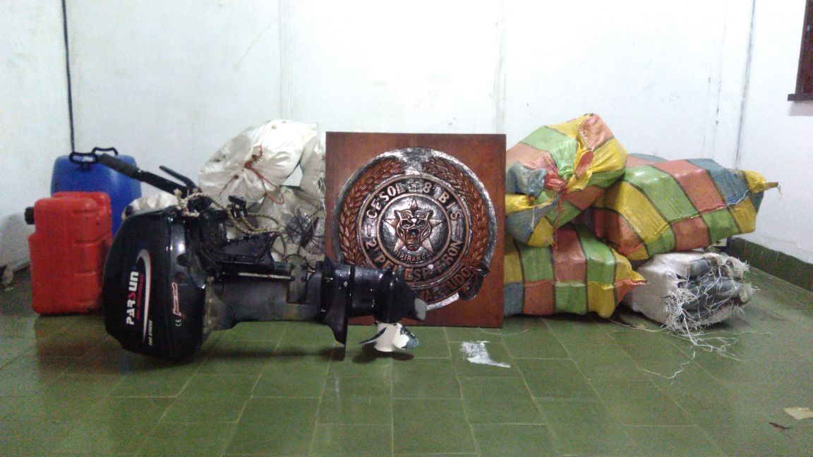 Exército apreende cerca de 400kg de drogas dentro de embarcação no Amazonas