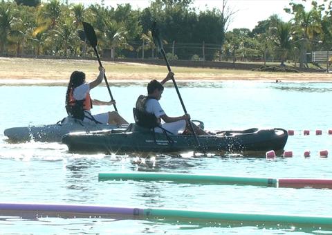 Minivila Olímpica do Santo Antônio oferece aulas de Canoagem