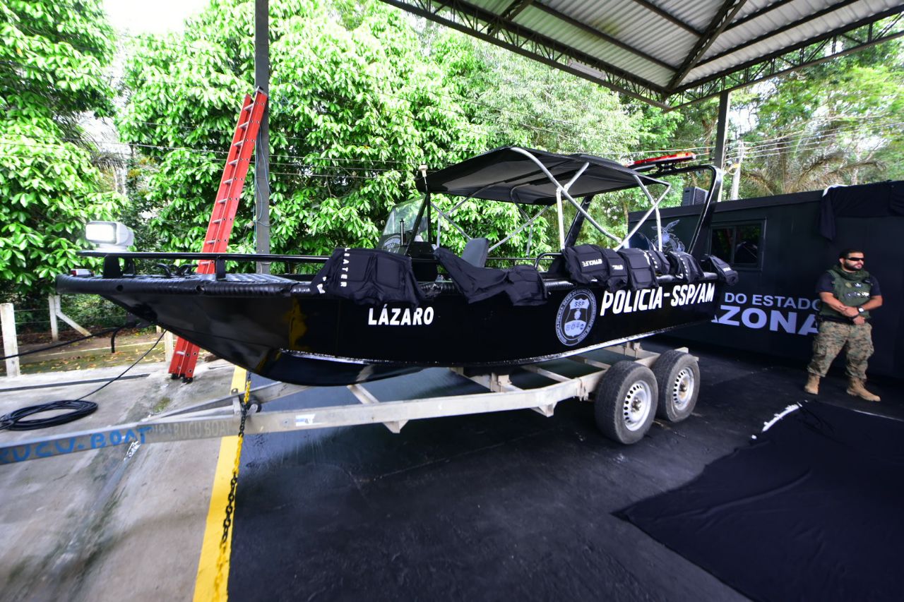 SSP-AM inaugura primeira base de operações fluviais da inteligência 