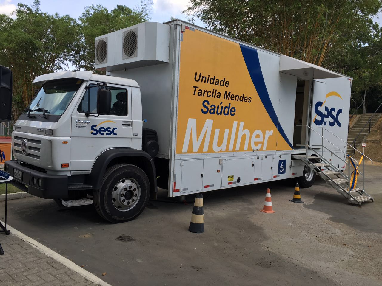 Unidade Móvel Sesc Saúde inicia agendamento de mamografias e preventivos no Amazonas