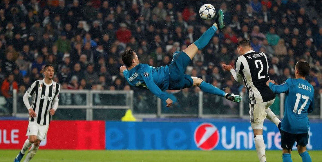 CR7 é mitológico, faz golaço de bicicleta em vitória do Real Madrid por 3 a 0 pela Champions