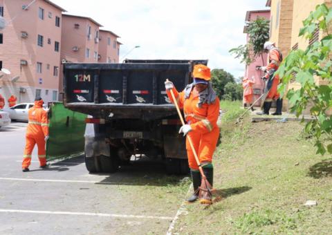 Em Manaus, conjuntos do Viver Melhor recebem mutirão de limpeza nesta semana