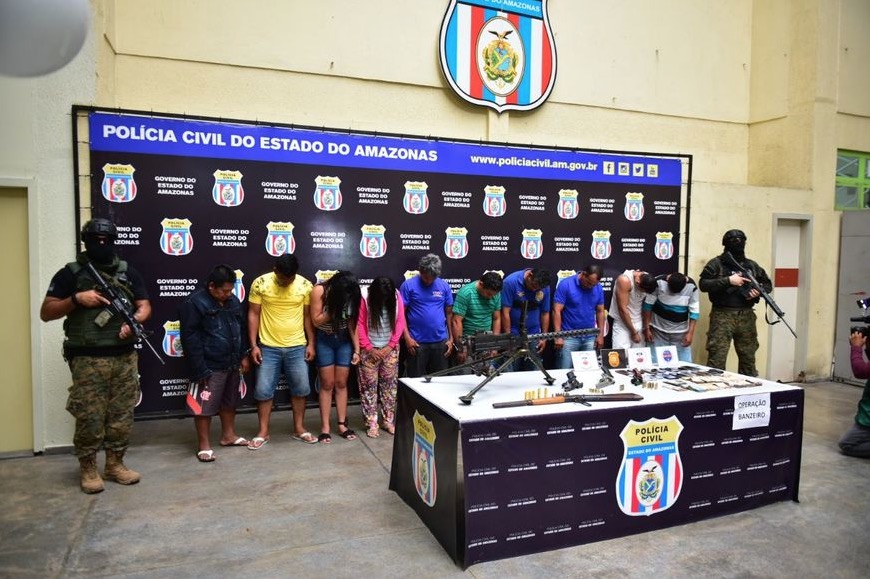 Grupo com armas capazes de derrubar aviões é preso no Amazonas