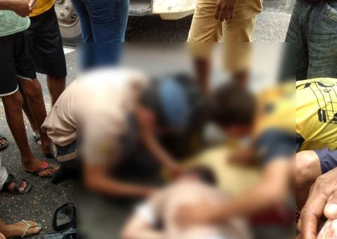 Ao sair de escola, estudante é atropelado por carro em Manaus
