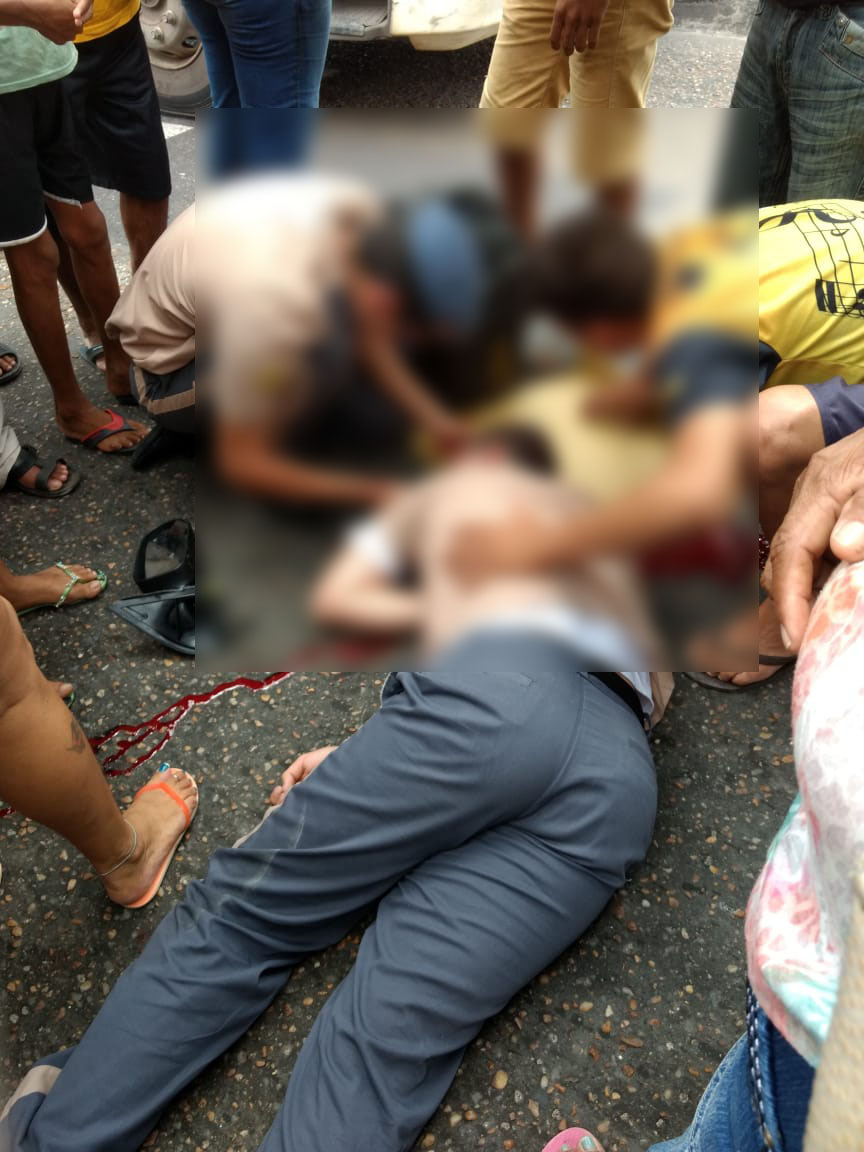 Ao sair de escola, estudante é atropelado por carro em Manaus