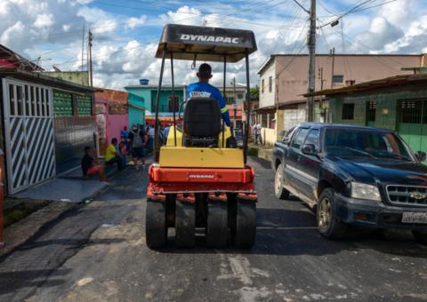 Mais de cem ruas recebem obras de tapa-buraco na zona Norte de Manaus