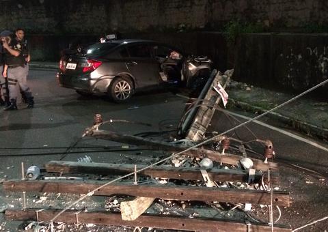 Em Manaus, perseguição policial acaba em acidente 