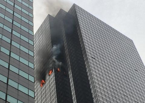 Incêndio em edifício de Donald Trump deixa um morto e quatro feridos em Nova York