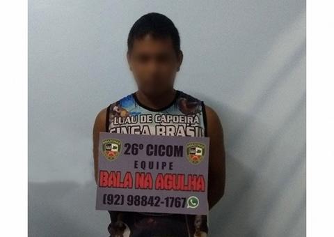 Foragido é recapturado enquanto 'passeava' em rua de Manaus