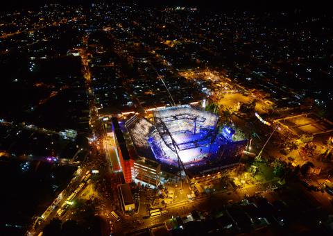   Bumbódromo em Parintins recebe manutenção elétrica  
