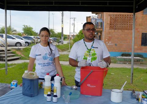 Morro da Liberdade e Santa Luzia recebem oficina gratuita de sabão caseiro 