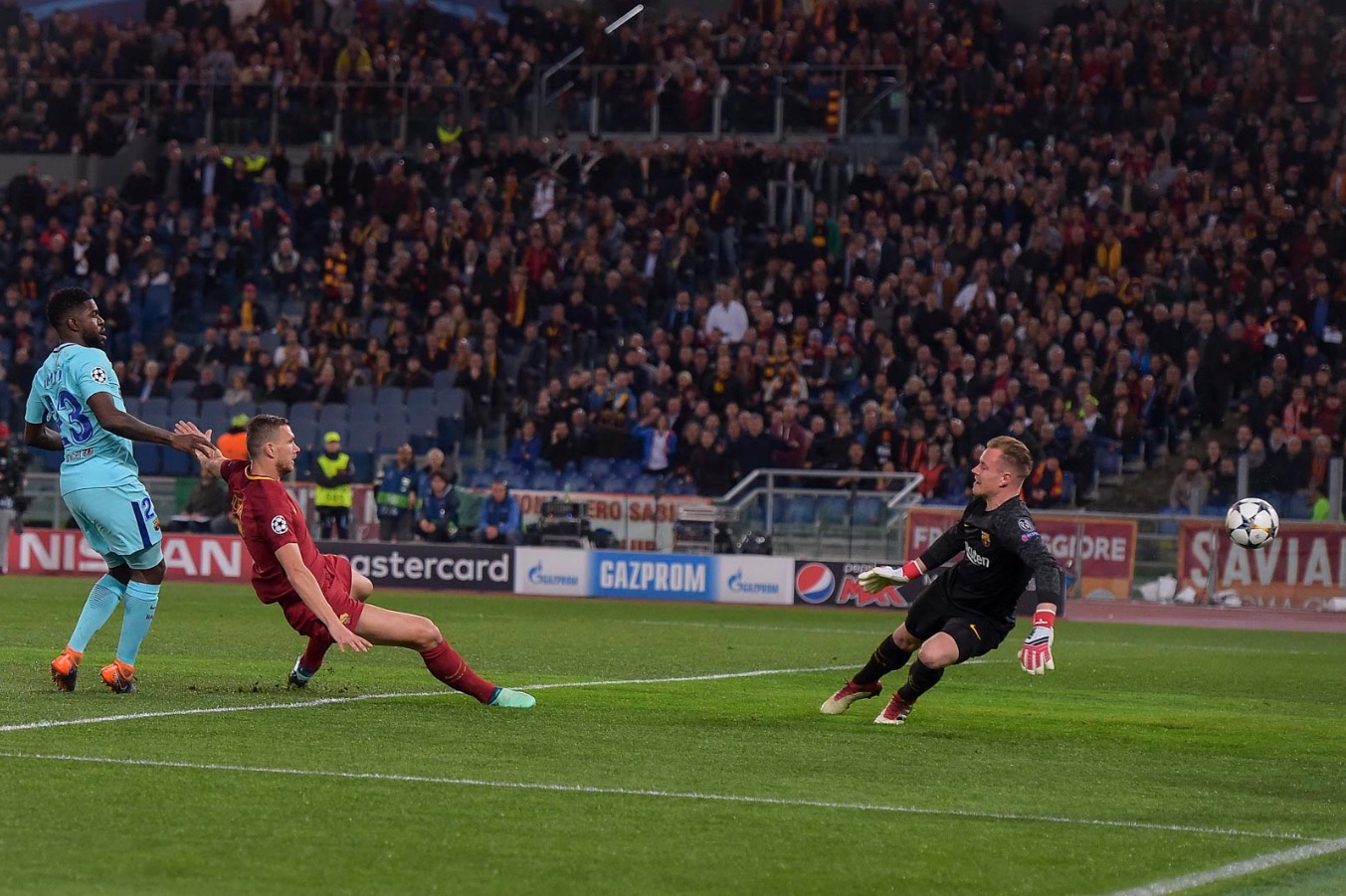 Roma surpreende em virada histórica e despacha Barcelona da Liga dos Campeões