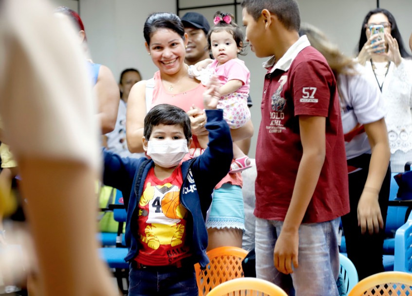 Manaus Solidária proporciona dia de lazer para pacientes com câncer na FHemoam