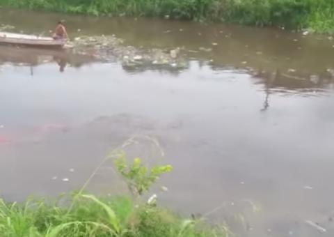 Corpo de homem é encontrado boiando em igarapé de Manaus
