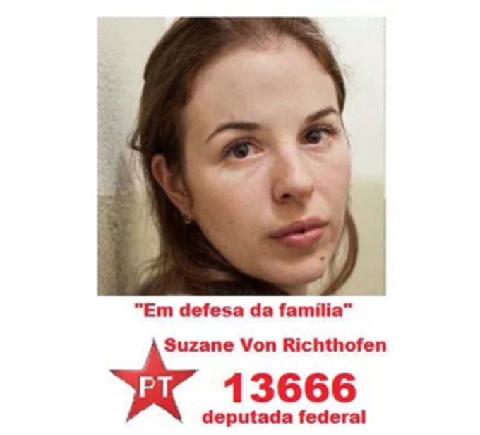 Condenada pela morte dos pais, Suzane Von Richthofen será deputada pelo PT?
