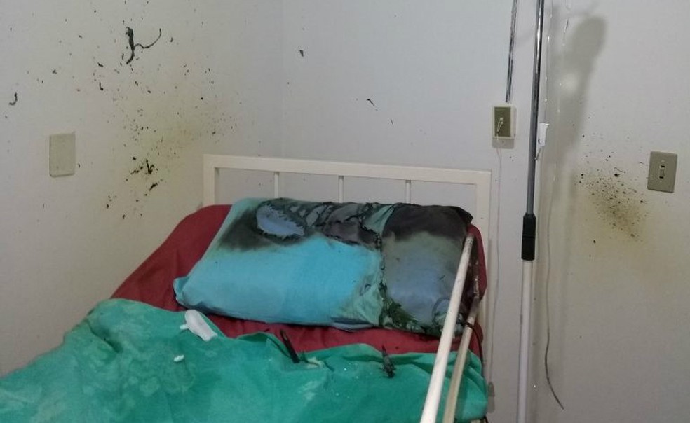 Cilindro de oxigênio explode em hospital e fere paciente idoso