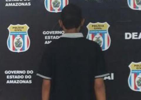 Jovem é apreendido suspeito de participar de assalto a motorista de aplicativo em Manaus