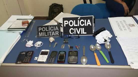 Drogas e celulares são apreendidos durante revista em presídio no Amazonas 