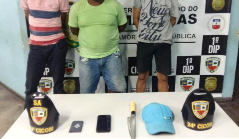 Polícia flagra suspeitos em fuga após assalto e inicia perseguição em Manaus