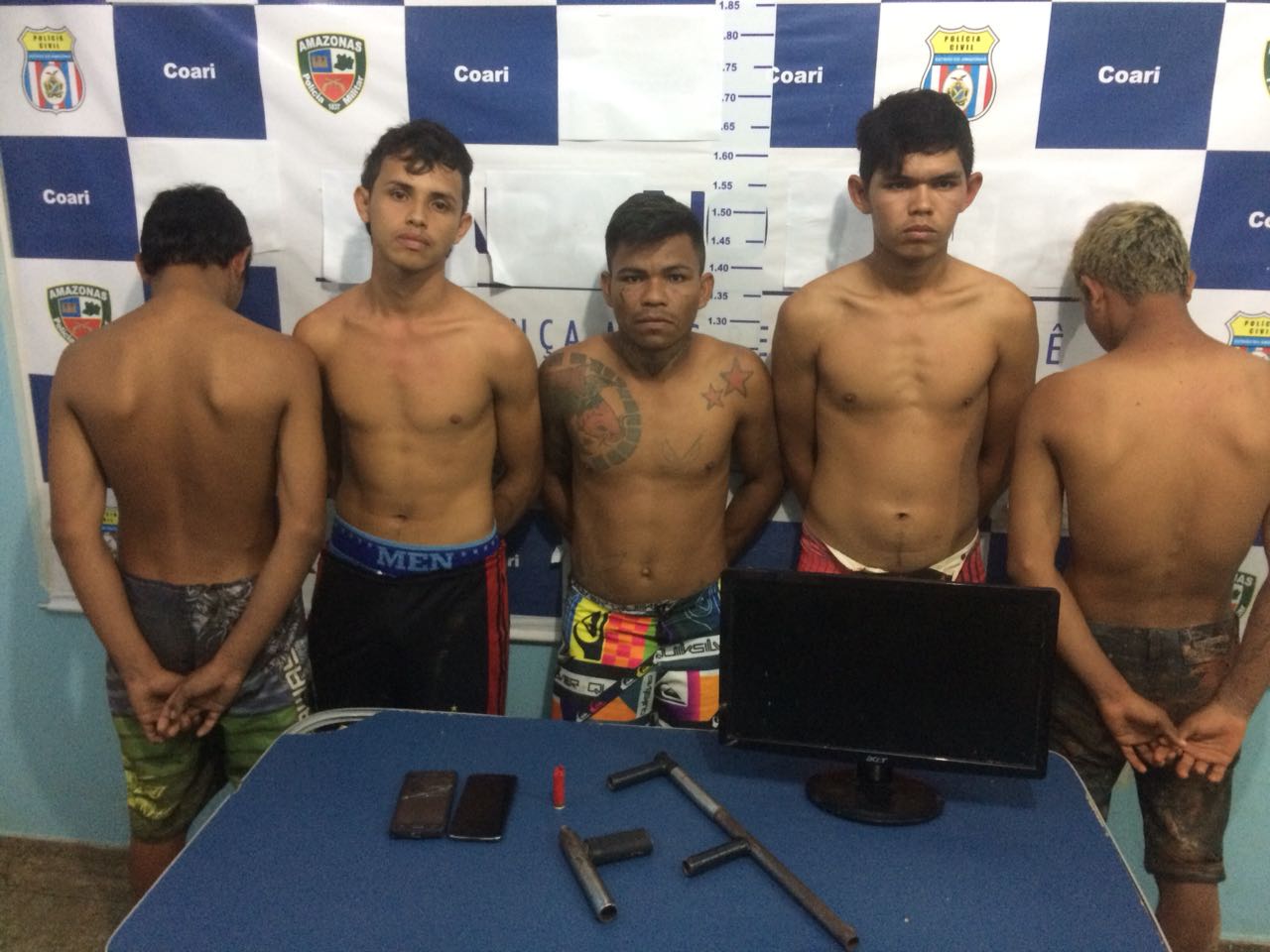 Polícia detém quadrilha especializada em roubos a residência no Amazonas 