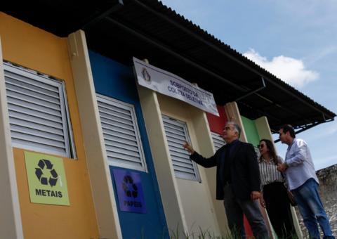 Justiça reativa posto de coleta seletiva reformado em bairro de Manaus