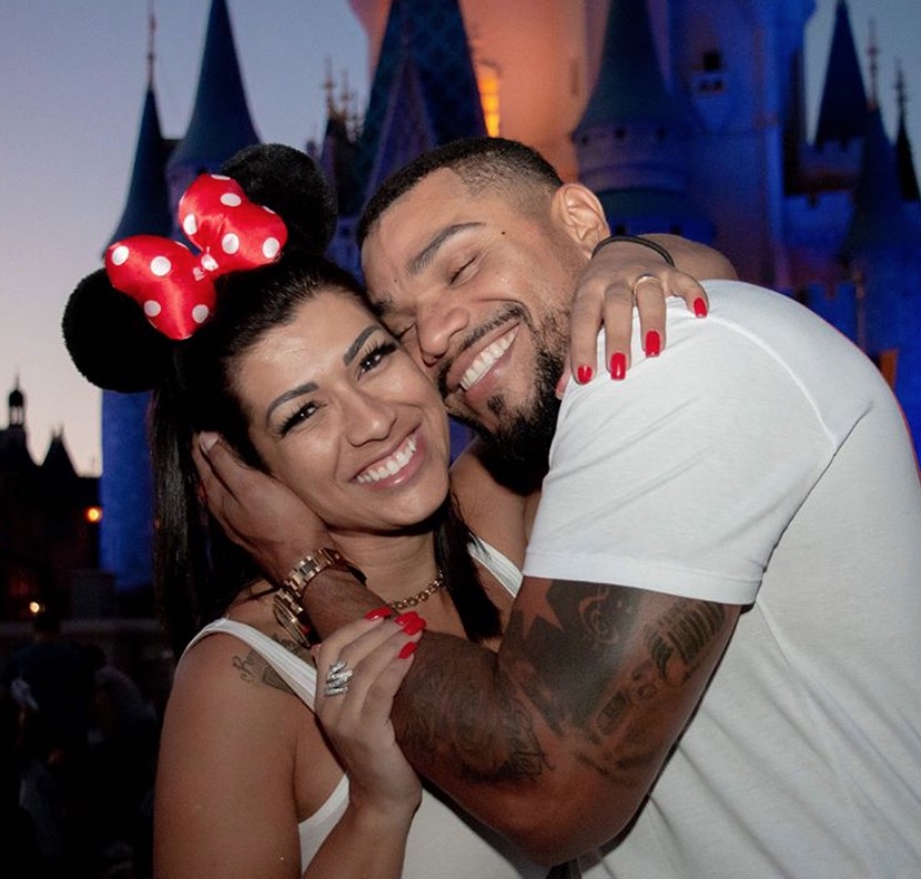 Após reconciliação, Naldo e Moranguinho festejam lua-de-mel nos EUA