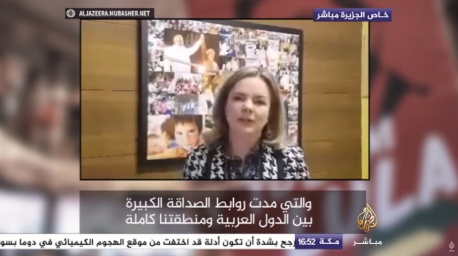 PGR abre investigação sobre video gravado por Gleisi à TV árabe Al-Jazira
