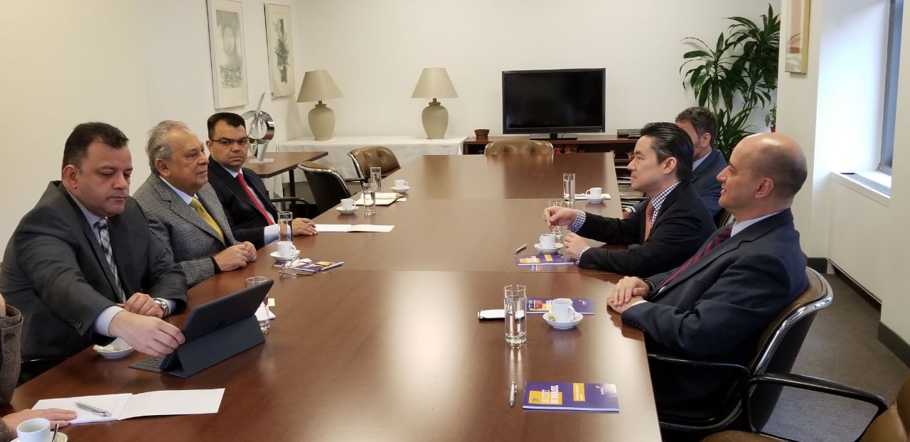 Em Nova York, Amazonino debate divulgação da cultura amazonense em eventos norte-americanos 