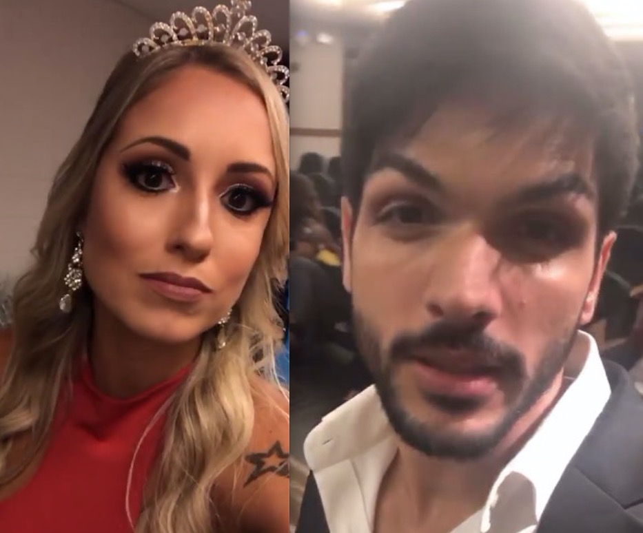   Lucas evita Jéssica em reencontro antes da final do BBB18