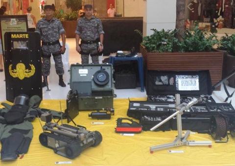 Polícia Militar celebra 181 anos com exposição temática em shopping de Manaus