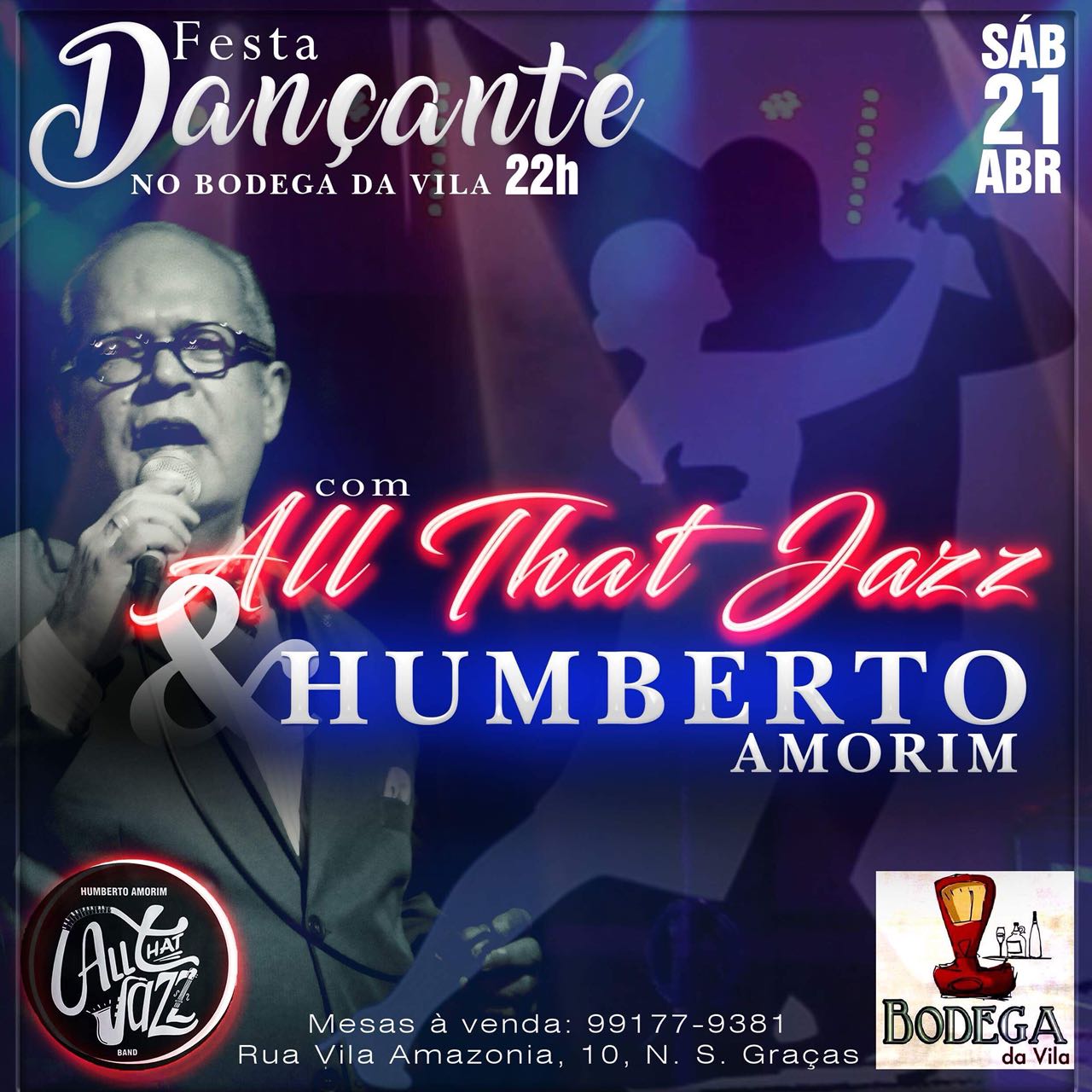 Bodega da Vila tem noite dançante para os amantes de Jazz em Manaus