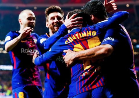 Barcelona goleia o Sevilla e conquista o tetra consecutivo da Copa do Rei