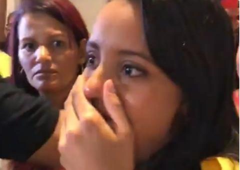 Milionária, Gleici é recebida por multidão ao chegar no Acre