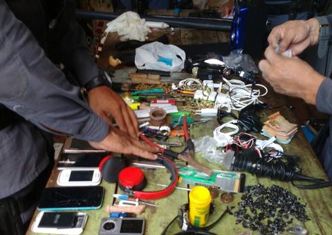Polícia apreende celulares e drogas durante revista em presídio no Amazonas 