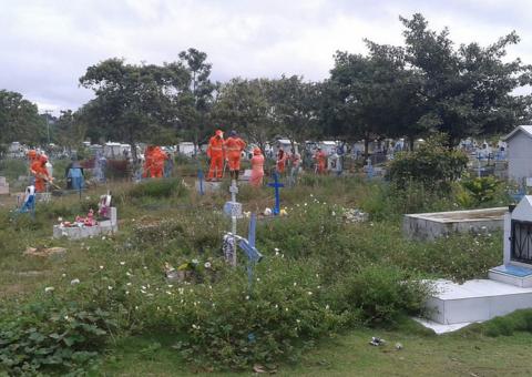 Cemitérios são preparados para receber 60 mil pessoas no Dia das Mães