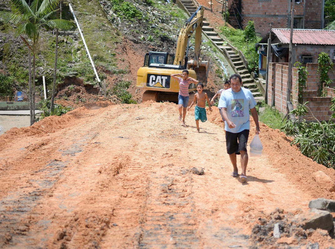 Urbanização de vias na comunidade José Bonifácio são iniciadas em Manaus