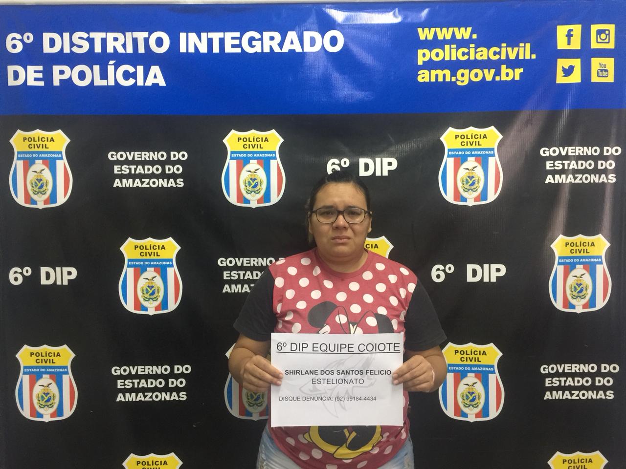 Estudante de direito é presa por aplicar golpes  de venda de imóveis em Manaus 