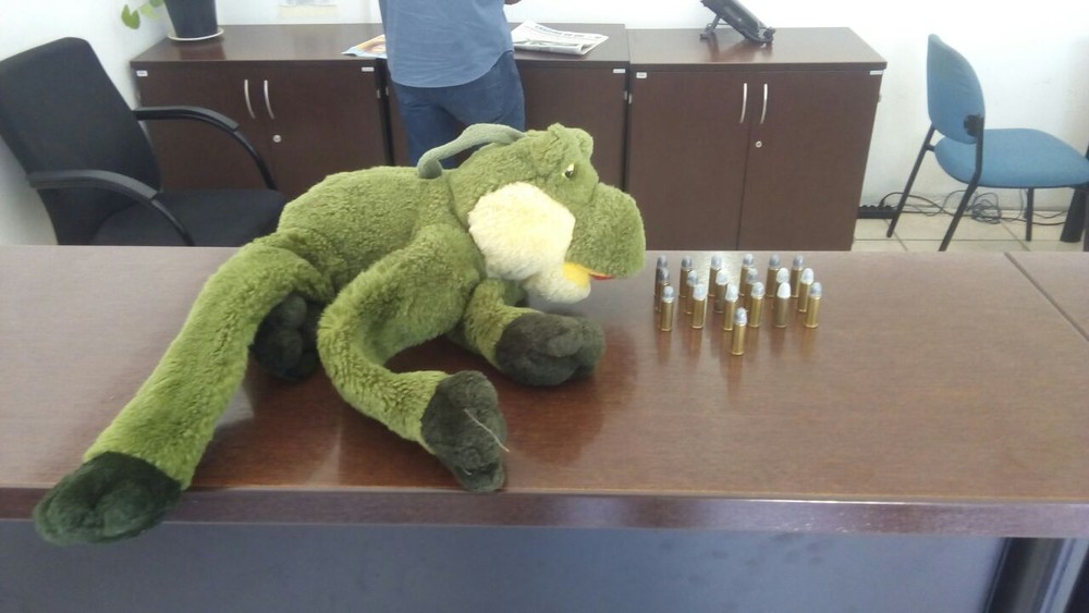 Polícia apreende munições dentro de bicho de pelúcia doado a entidade infantil