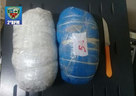  Polícia apreende pacotes com mais de 1 kg de maconha  em presídio no Amazonas
