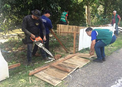 Tapumes são retirados de área de preservação permanente do Corredor do Mindu