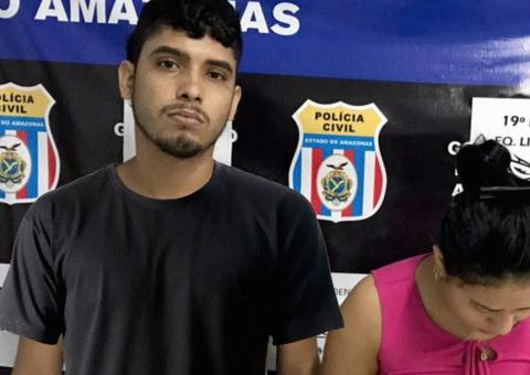 Casal é preso em flagrante com drogas, armas e máscara de fantasia em Manaus