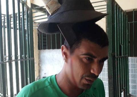 Homem tem peixeira cravada na cabeça durante briga em presídio