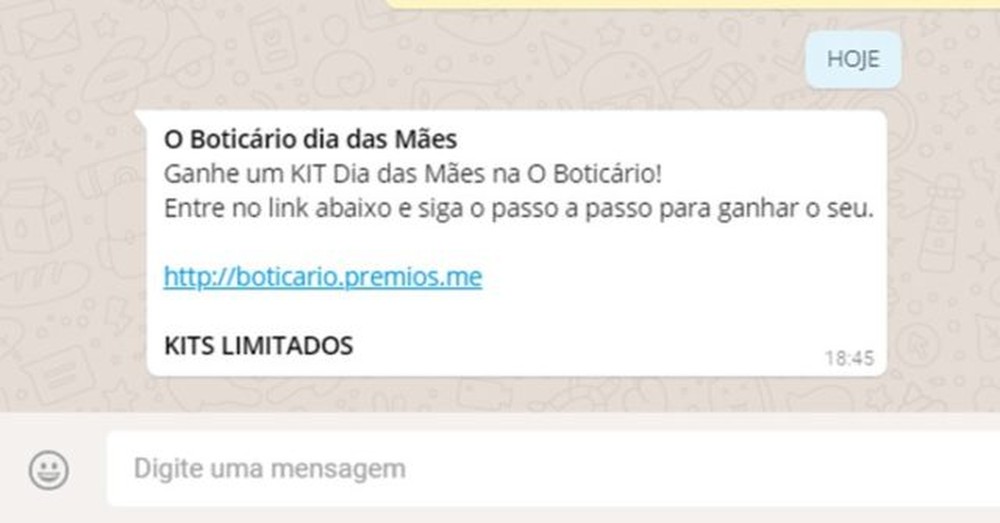 Golpe usa promoção falsa de 'O Boticário' para roubar dados 