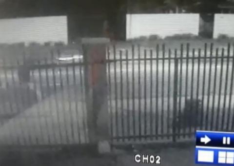 Homem que atirou contra acampamento do PT é flagrado em câmeras de segurança