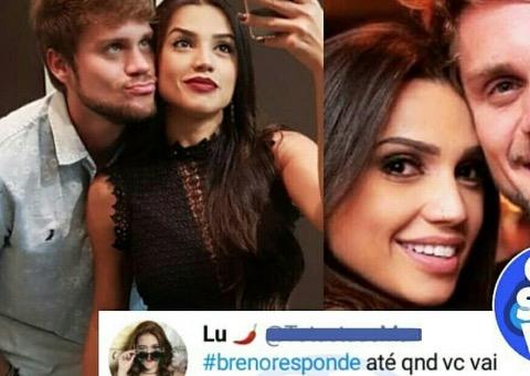 Ex-BBB Breno dá patada em internauta pensando que está falando com Ana Clara