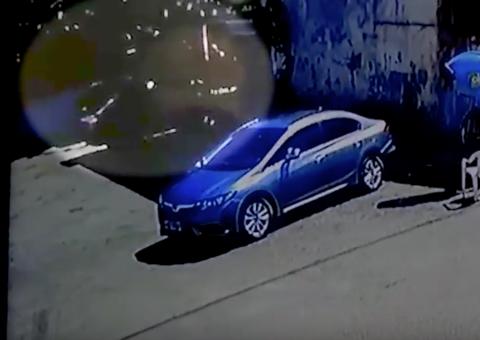 Câmeras de segurança flagram momento que PM é atropelado por motorista bêbado
