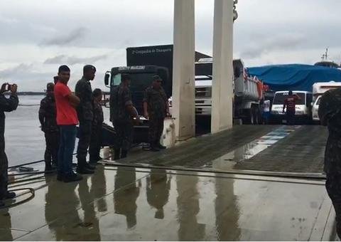 Comboio para assistência a imigrantes venezuelanos chega em Manaus