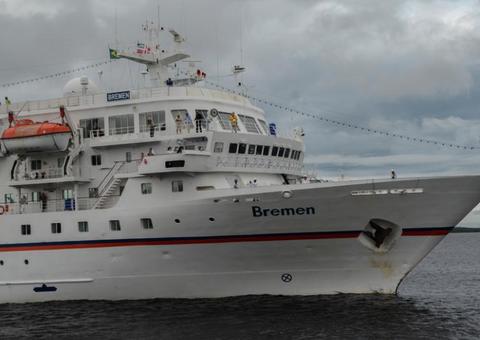 Último navio da Temporada de Cruzeiros retorna a Manaus com mais de 250 turistas