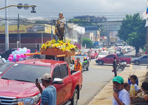 Mais de 2 mil fiéis percorrem Manaus em carreata para homenagear São José Operário 